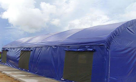 Carpas para campamentos en PVC