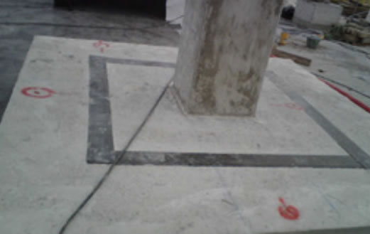 Perfil tipo E para empotramiento en el concreto